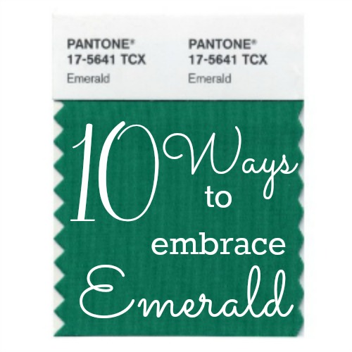 10 Ways to Use Emerald in your Home