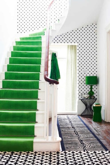 entryway ideas {Pantone Color of the Year: Emerald}