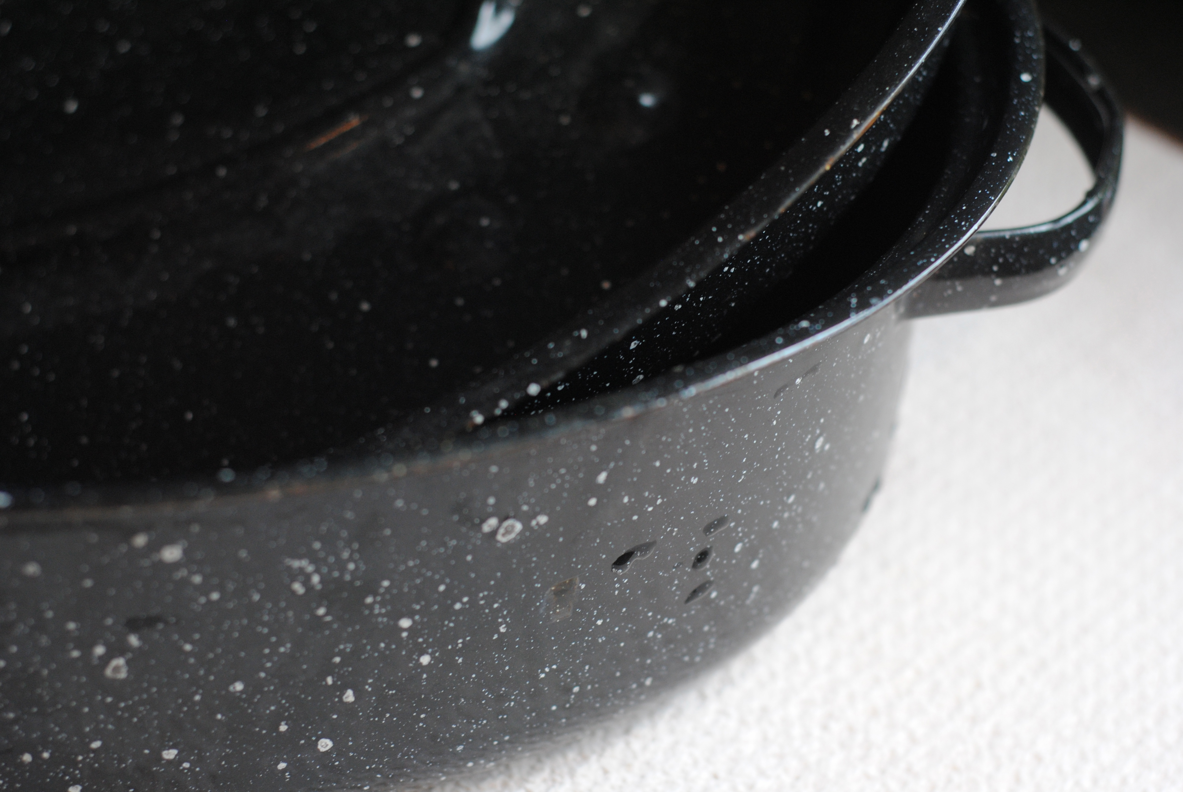 black enamelware 