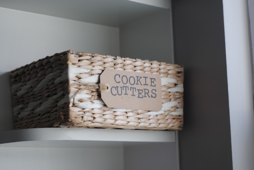 stamped kitchen labels