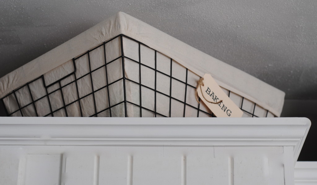 stamped kitchen labels for baskets