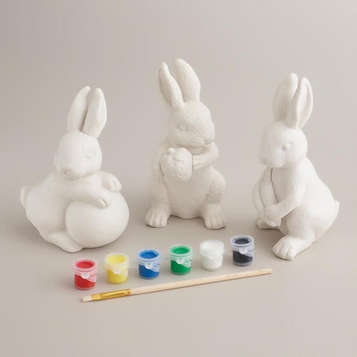 Paintable Bunnies for Easter Baskets