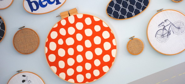 3 Easy Embroidery Hoop Wall Art Ideas