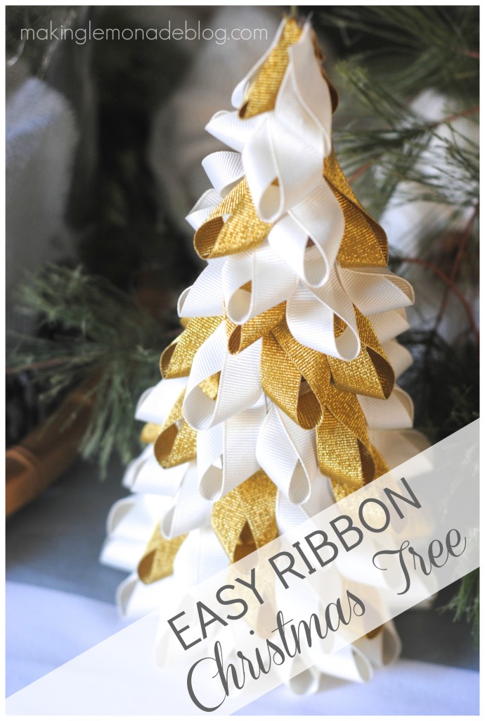 Christmas in a Minute: Easy Ribbon Trees | Making Lemonade