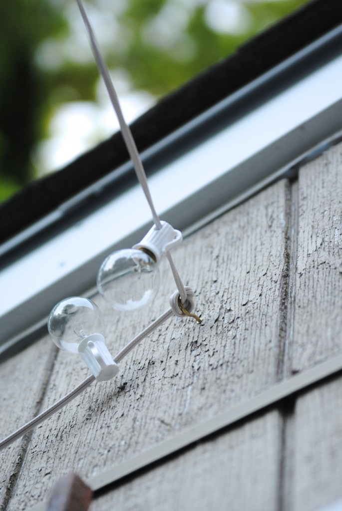 How to Hang Outdoor String Lights (The Deck Diaries, Part ...