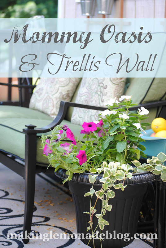 Creating an DIY Outdoor Mommy Oasis