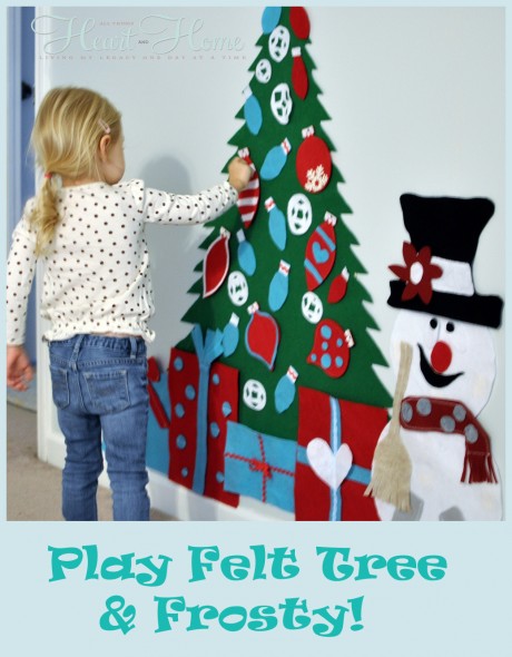 Play felt Christmas tree
