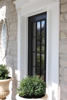 Front door with glass - outside