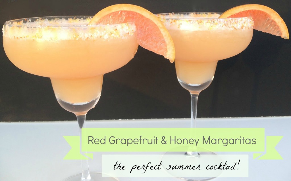 Red Grapefruit and Honey Margarita {Cinco de Mayo}