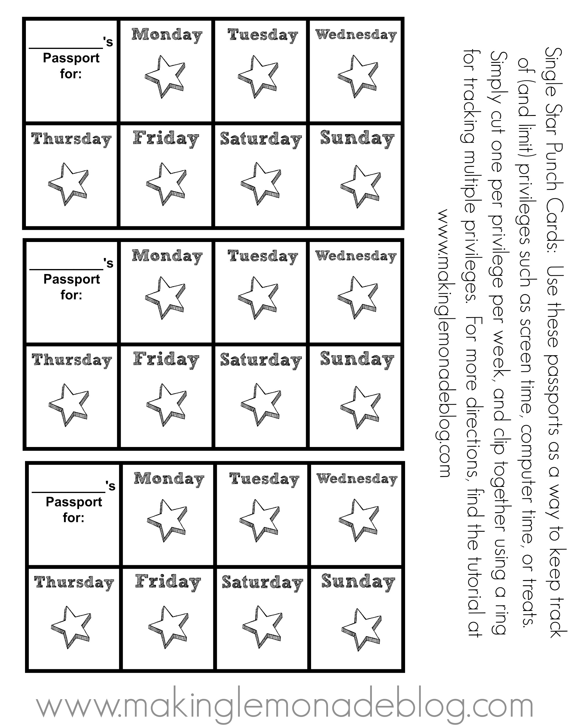 Screen Time Chart For Kids