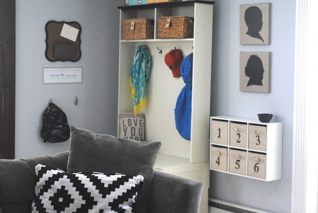 Back to School Organization Ideas (Mudroom and Family Command Center)