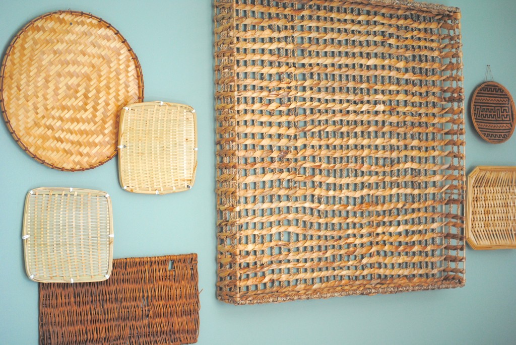 How to Hang a Basket Wall {31 Days of Easy Decor Ideas}
