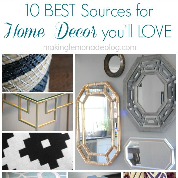 10 Sources for Quick and Inexpensive Home Decor