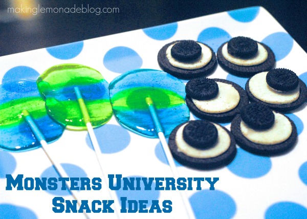 Monsters Inc University Party Food & Snack Ideas #shop