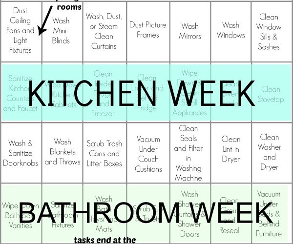 Free Printable Spring Cleaning Calendar- get your home fresh and clean in 31 days! www.makinglemonadeblog.com