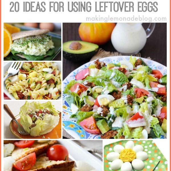 Have leftover Easter Eggs? Check out these hard boiled egg recipes and ideas from www.makinglemonadeblog.com! #Easter #eggs