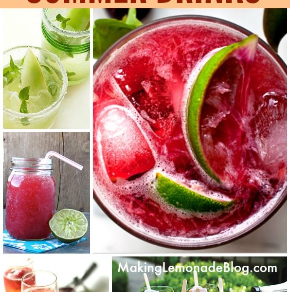25 Best Summer Cocktails & Drinks #cocktails #summer #recipes www.makinglemonadeblog.com