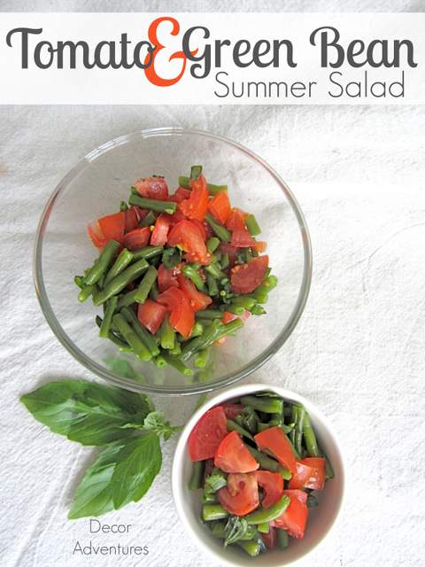 Tomato & Green Bean Salad {Summer Salad Series}
