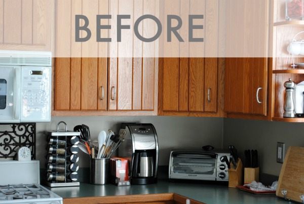 AMAZING budget-friendly kitchen renovation transformation! {Modern White Kitchen Remodel} #kitchens makinglemonadeblog.com