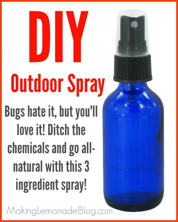 Bugs HATE these essential oils, which means you'll love them! Make your own DIY all-natural outdoor and camping spray with this EASY recipe!
