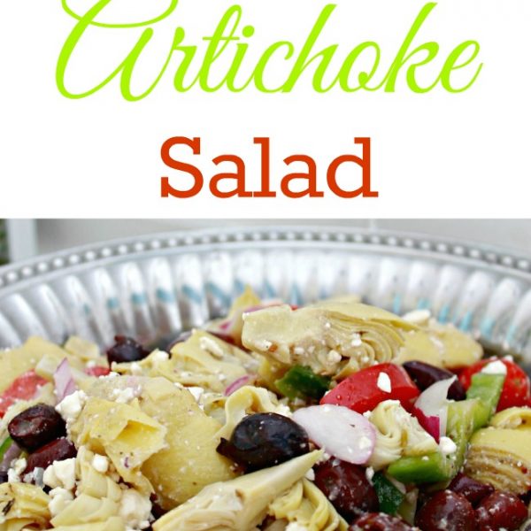 Greek Artichoke Pasta Salad {Making Lemonade Summer Salad Series}