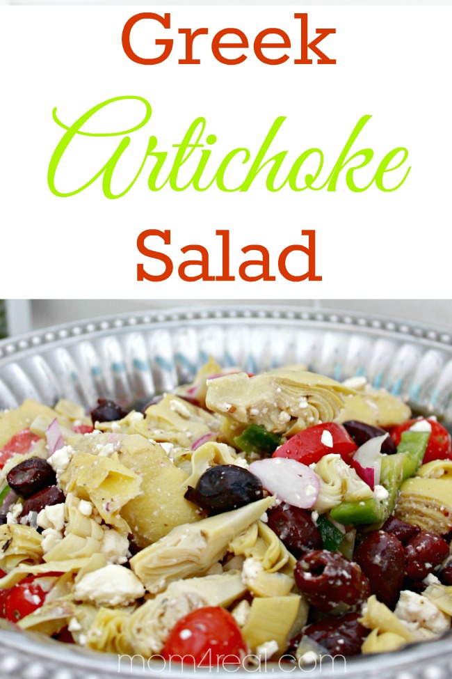 Greek Artichoke Pasta Salad {Making Lemonade Summer Salad Series}