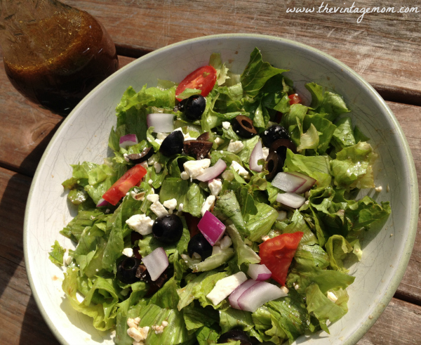 Classic Greek Salad {Making Lemonade Summer Salad Series}
