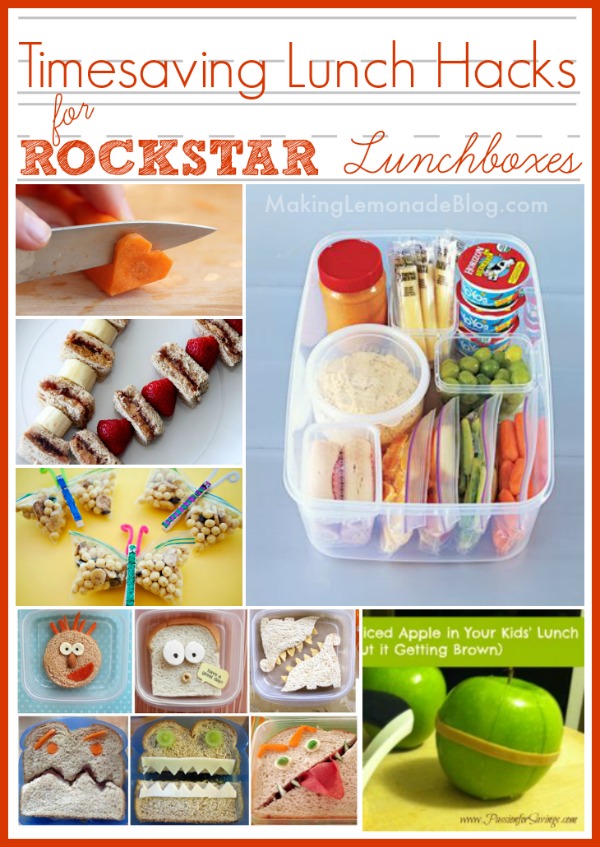 AMAZING timesaving food hacks that'll rock your lunchboxes; number 3 and 8 are so CLEVER! #backtoschool #kids