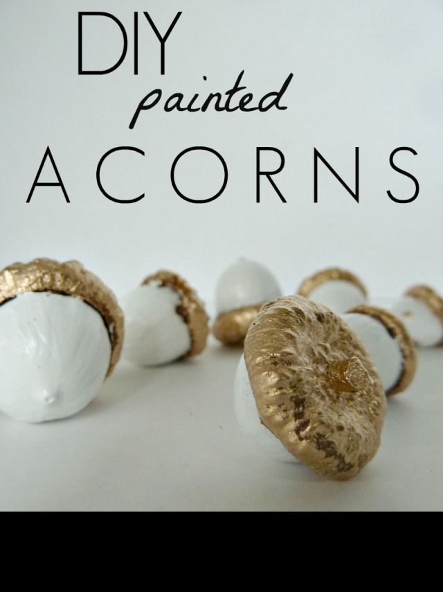 25 DIY Acorn Ideas for Easy & Inexpensive Fall Decor! #fall #acorns