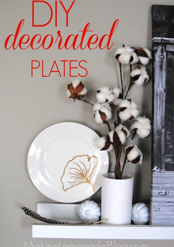 DIY Plate Decorations, 3 Ways {Fall Decor on a Dime!}