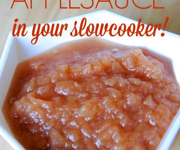 Delicious Homemade Applesauce Recipe-- in your slowcooker!
