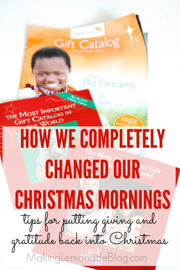 Tips for minimizing the mess on Christmas morning and keeping the focus on the real meaning of the season