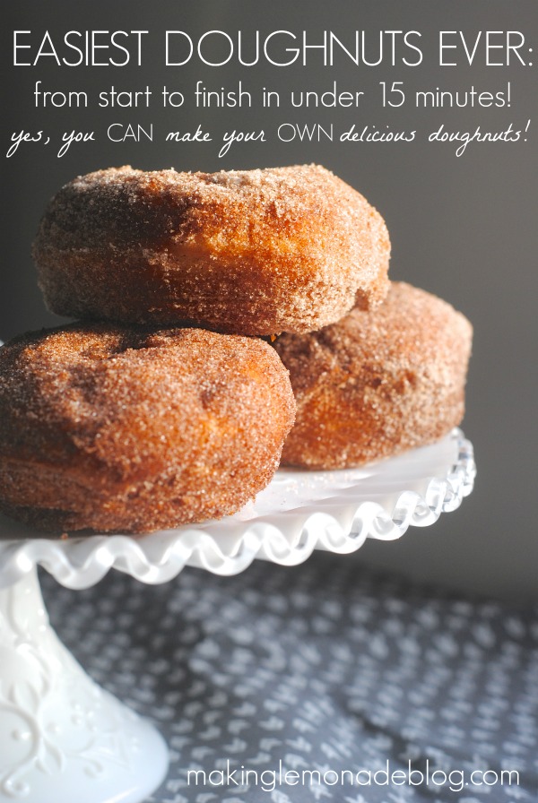Best Posts of 2014: Make Doughnuts in Under 2 Minutes with this quick donut recipe!