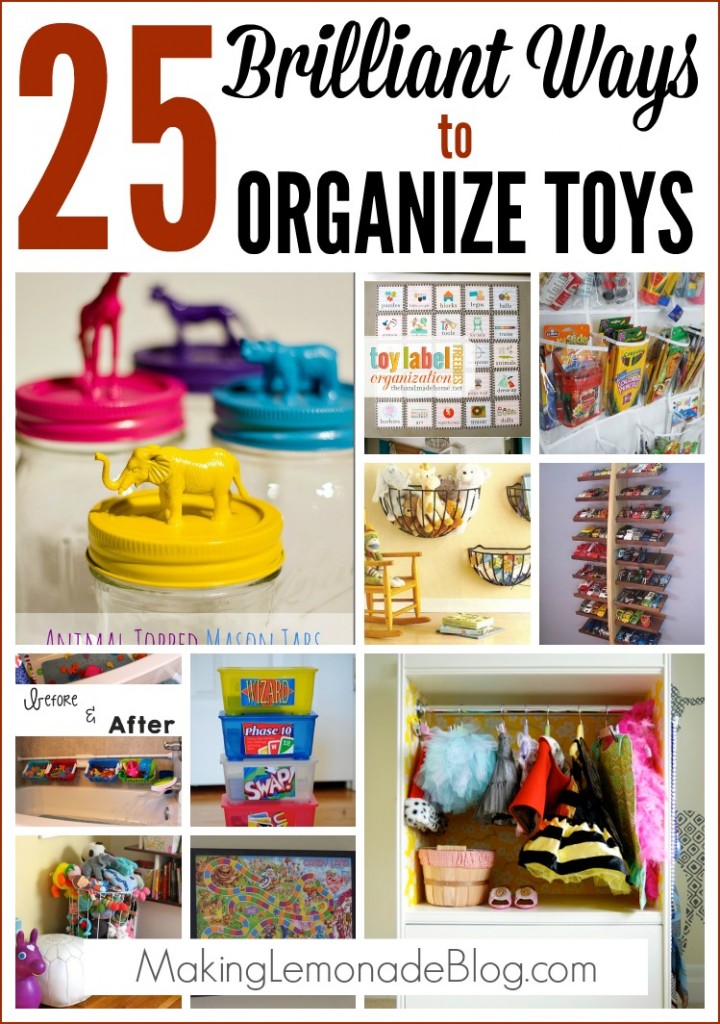 25 Brilliant Ways to Organize Toys