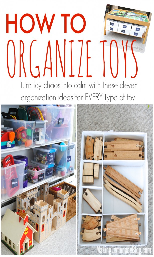 How to Organize and Tame Toys! Practical steps and clever ideas for organizing ALL types of toys to help you declutter and simplify your life!