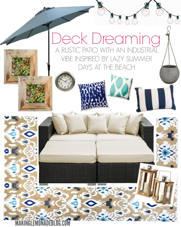 Deck Dreaming & Spring Cleaning {Outdoor Living Ideas!}