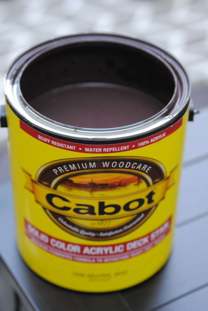 Cabot acrylic deck stain