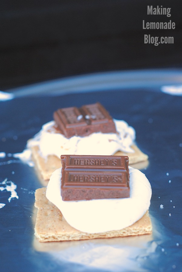 The perfect summer dessert gets an upgrade: how to make Salted Caramel S'Mores, on the grill!