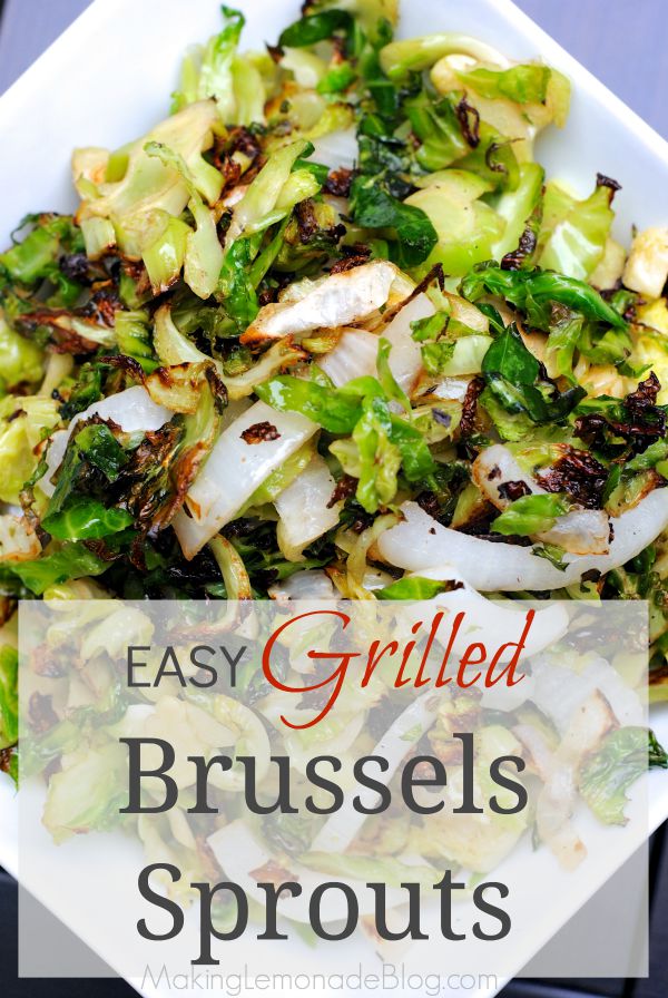 Who knew brussels sprouts could be this delicious? This easy grilled brussels sprouts recipe makes a perfect side dish!