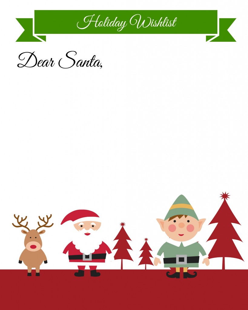 Free Printable Christmas Wishlist for Kids