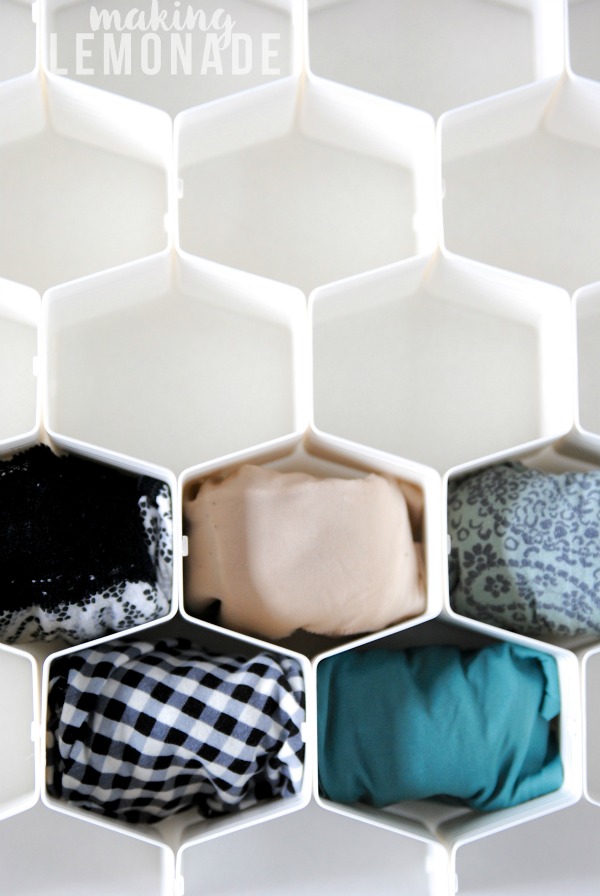 How to Organize Your Underwear Drawer {KonMari Method}