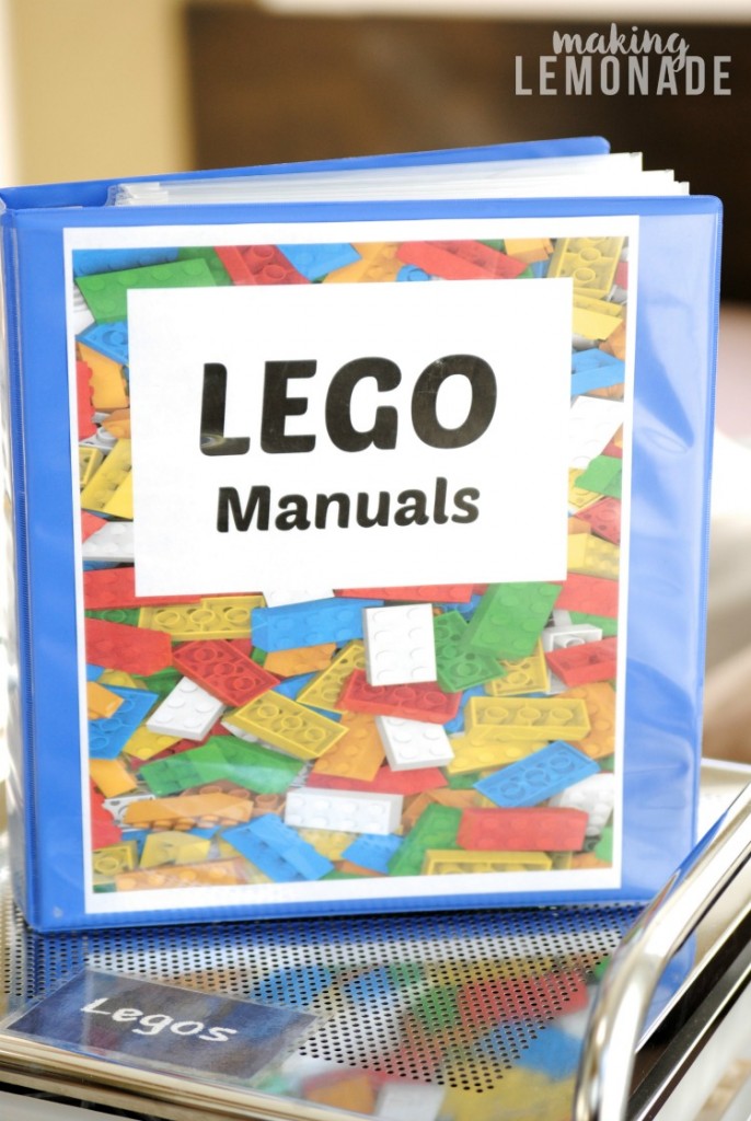 How To Organize LEGO Manuals - a LEGO Binder