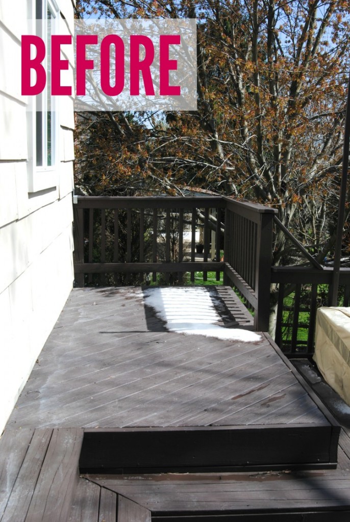 great outdoor living ideas and deck makeover! Wait until you see the before and after!