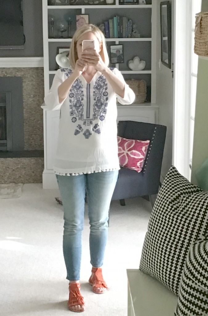 Stitch Fix Review- love the boho vibe in this spring outfit!