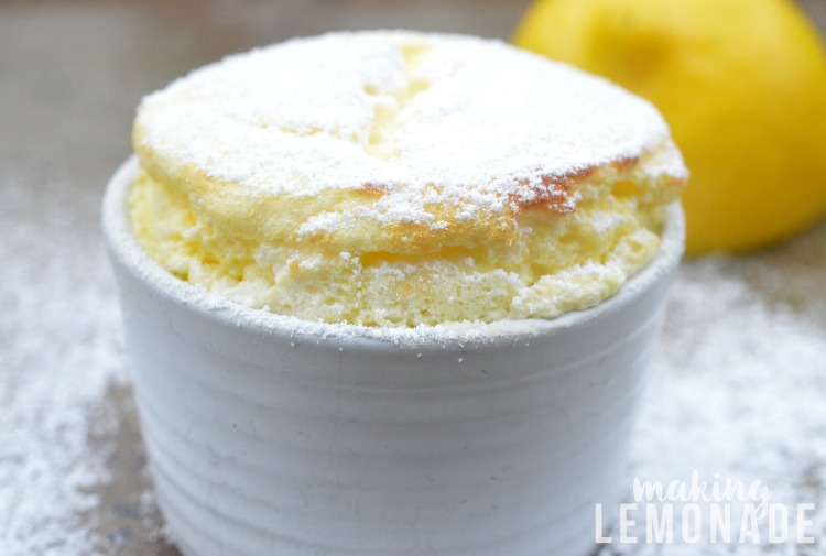 Turn lemons to 'lemonade' with these delicious mini lemon souffles, the perfect dessert for summer parties or special occasions!