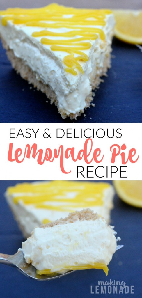 This delicious lemonade pie recipe looks like the perfect summer dessert; can't wait to make it for our next party or cookout!
