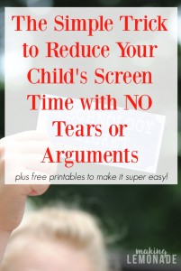 how we reduced screen time with no tears or tantrums