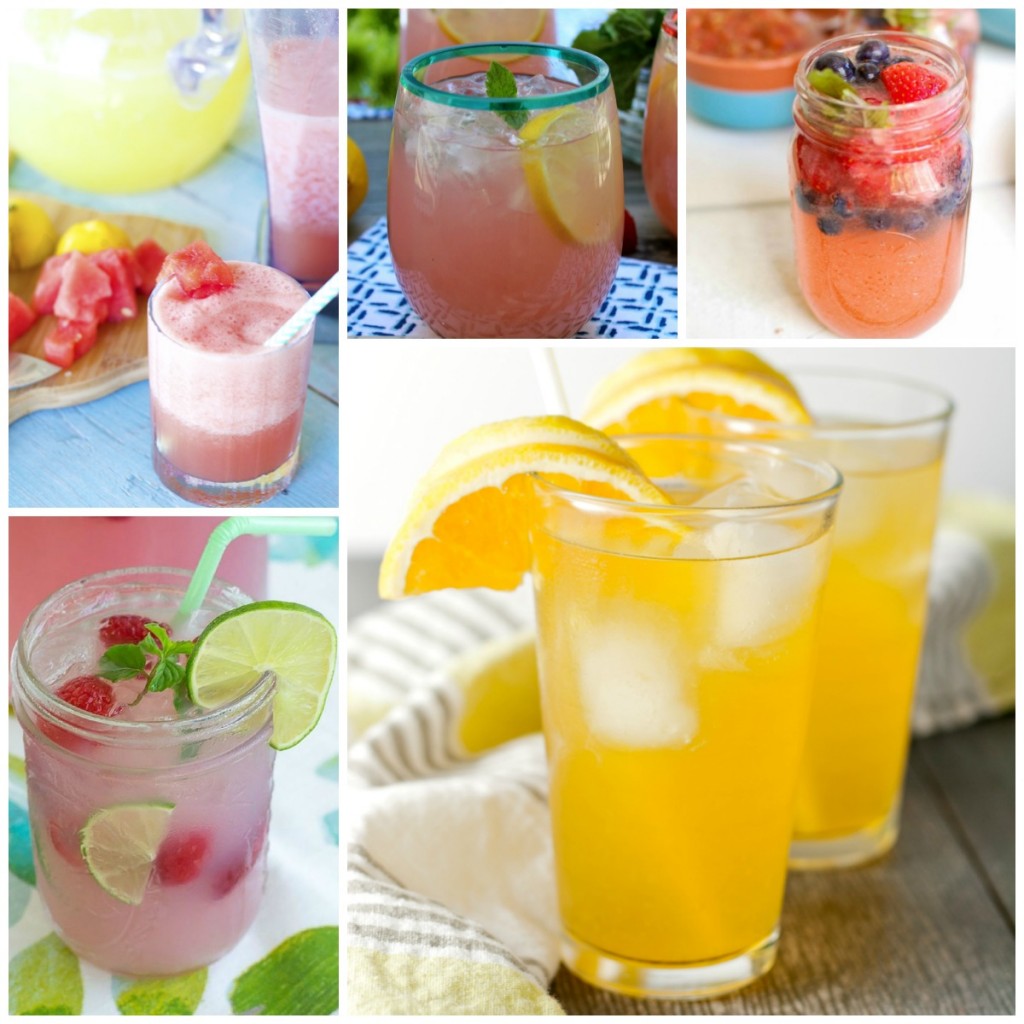I want to make every single one of these delicious lemonade recipes! So many variations-- frozen lemonade, berry lemonade, boozy lemonade-- ALL THE LEMONADES!