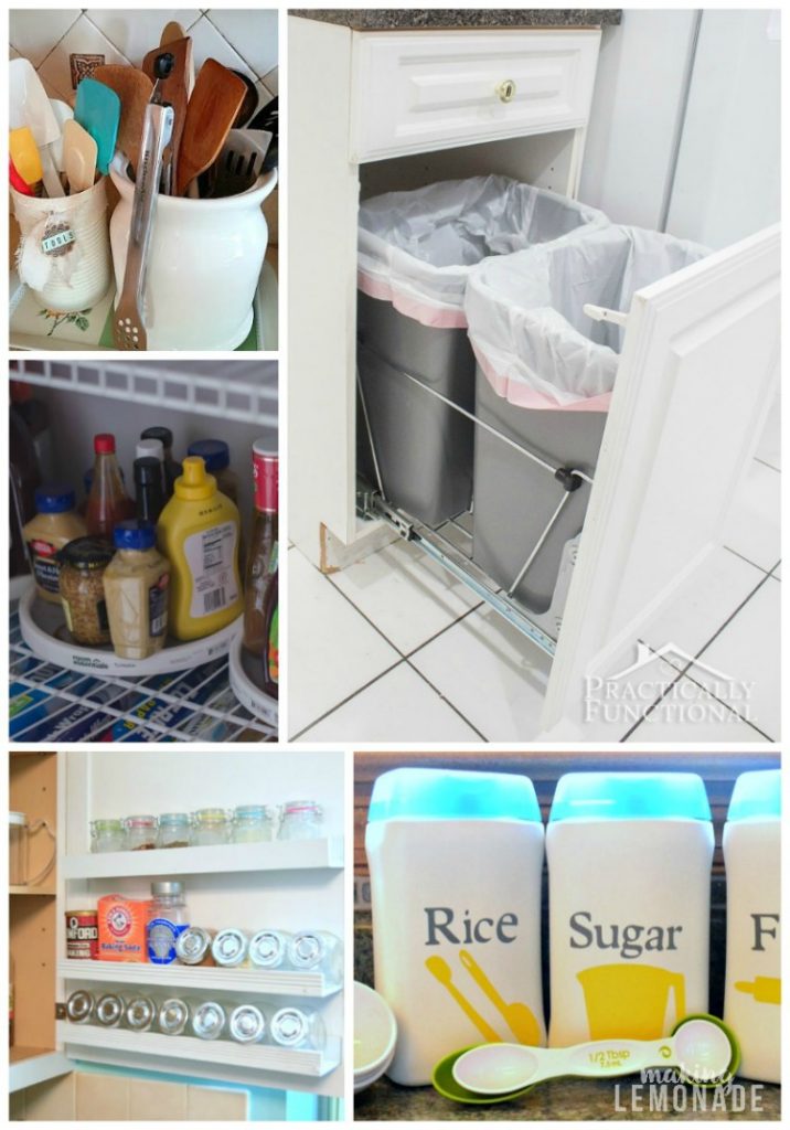 30 ideas that prove you don't need a bigger kitchen, you just need to try these genius kitchen storage and organization hacks!