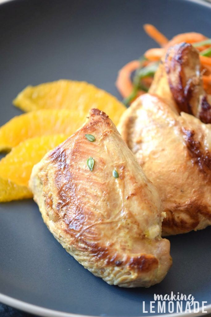 Orange Glazed Turkey Breast Recipe - Making Lemonade